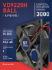 Вентилятор  VD 9225H Ball (качения) 12V, 3000 об.мин, 0,3А - st-e.info - Дзержинск