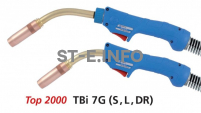 Сварочная горелка для полуавтомата TBi 7G-DR-blue-ESG, сменный поворотный корпус, длина 3 метра - st-e.info - Дзержинск