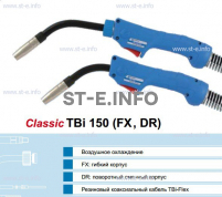 Горелка для полуавтоматической сварки TBi 150-blue-ESG, длина 3 метра - st-e.info - Дзержинск