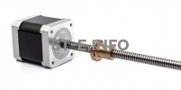 Шаговый двигатель 42HSL48-1204JA08-E146 (Tr8*4) - st-e.info - Дзержинск