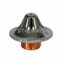 Сопло одинарное хромированное 1,4 мм арт. 1572362-1,4 - st-e.info - Дзержинск