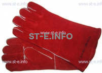 Перчатки-краги сварщика TETU 104 KEVLAR RED - st-e.info - Дзержинск