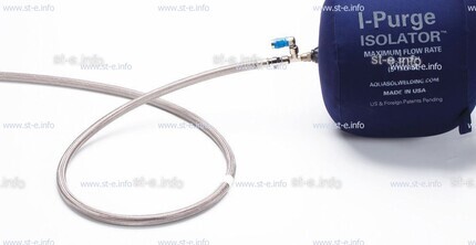 Односторонняя заглушка с трубкой и клапаном ISO 46" (1168 mm)  - st-e.info - Дзержинск