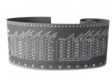 Лента для разметки труб 128mm*1830mm - st-e.info - Дзержинск