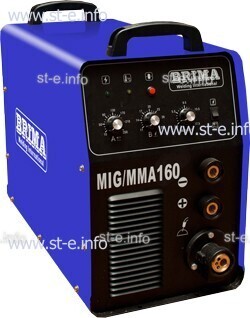 Сварочный полуавтомат инверторный одноблочный Brima MIG/MMA-160 - st-e.info - Дзержинск